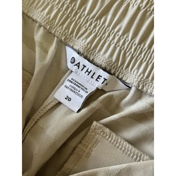 Athleta Tall Brooklyn Beige Camo‎ Jogger Athletic Pants Women Size 20 Athleisure - Image 3
