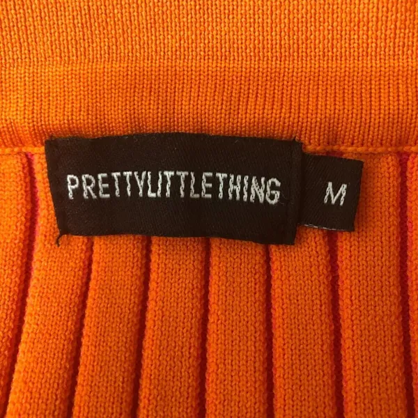PrettyLittleThing Crop Top ribbed knit cocktail Y2K rave punk Alt layering fairy - Image 8