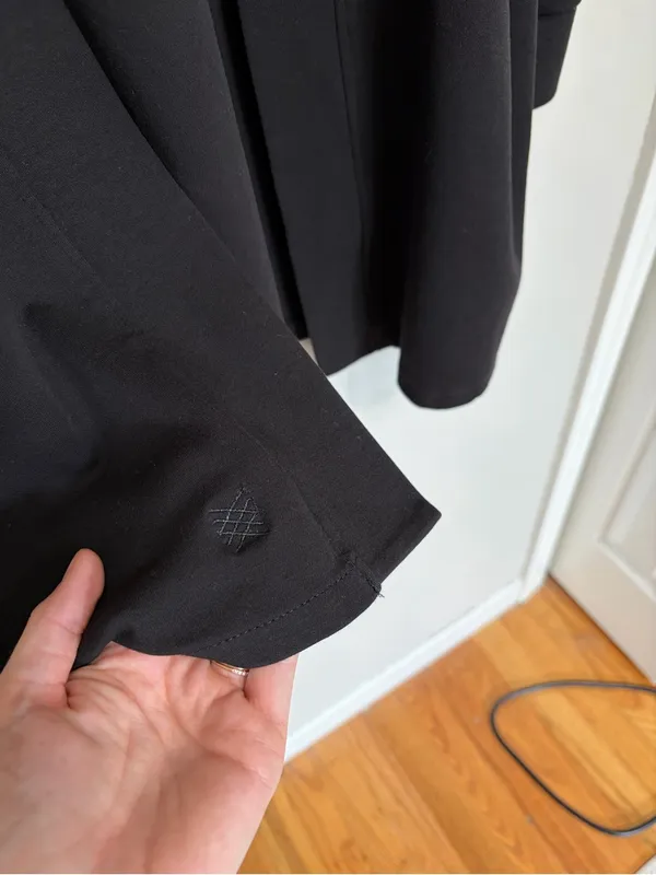 Zestt Organics Million Miles Travel Cardigan Organic Cotton Black - Size L - Image 7