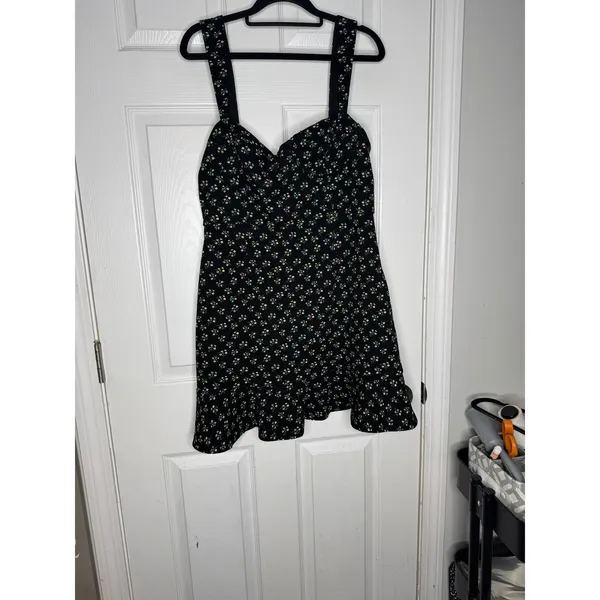 HUTCH Anthropologie Ditzy Floral Corset Mini Dress Size‎ L - Image 2