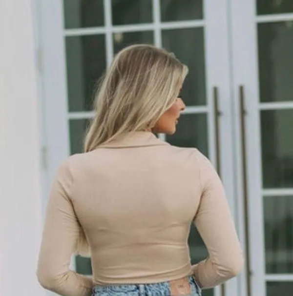 These Three Boutique Collared Bodysuit - Image 2
