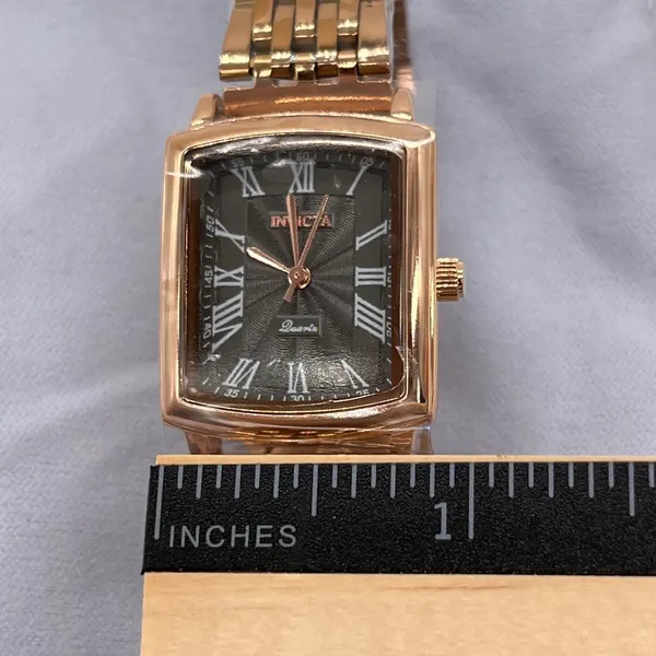 Invicta Wristwatch 69149 Roman Numeral Rose Gold‎ Black Dial OS Rose Gold - Image 7