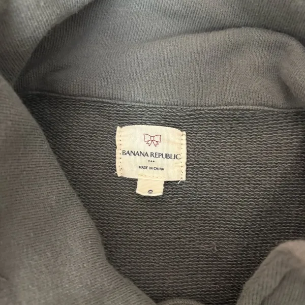 Banana republic y2k Gray Utility Jacket Cargo Military Style Cotton Jacket size - Image 7