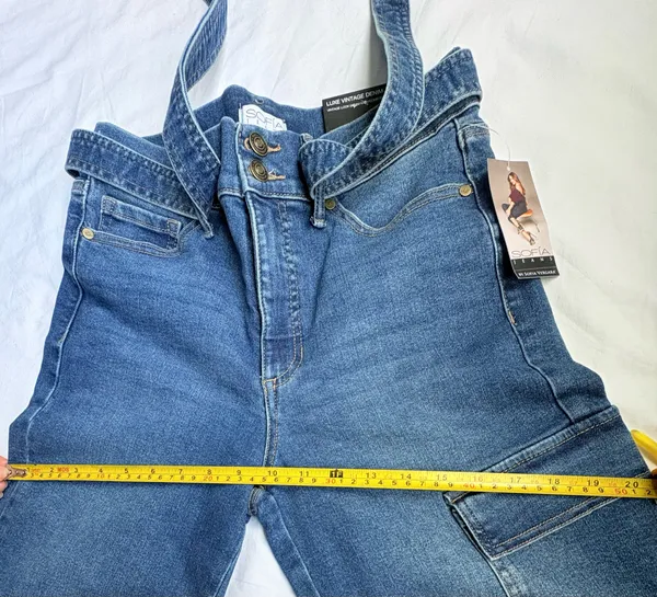 Sofia Jeans Sofia Vergara Margot Wide Leg Jeans Size 8 NWT Super High Rise - Image 7