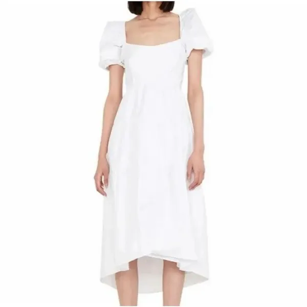 ✨Bardot Tiered MIDI White Sz 6/S Dress✨ - Image 4