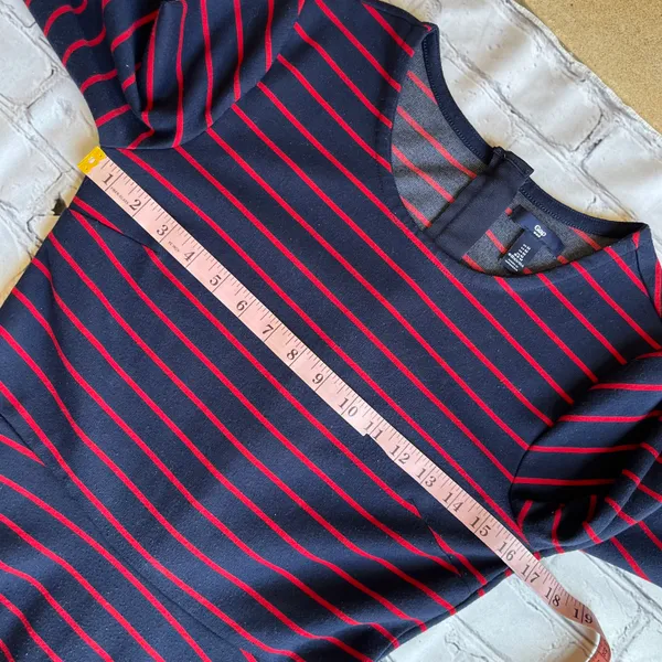 Gap Nautical Striped Preppy Fit & Flare Dress Medium - Image 7