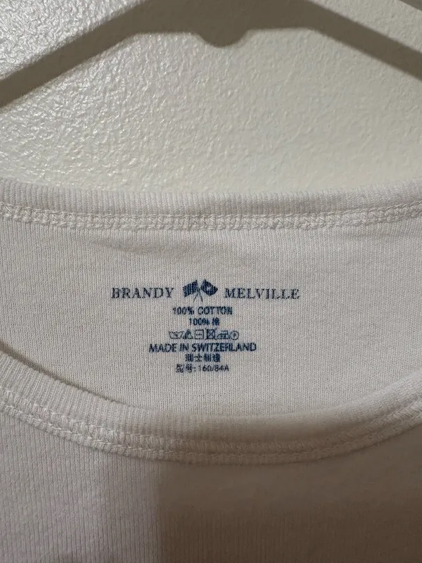 White Brandy Melville Top - Image 2