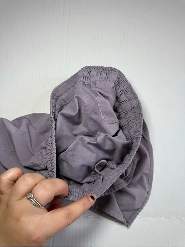 Lululemon Hotty Hot Shorts 4" Purple Grey - Image 4