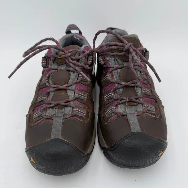 Keen Women's Utility Brown Leather Detroit XT Steel Toe Shoes Size 7.5 - Image 3