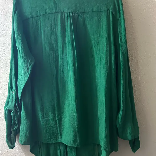 Zac & Rachel Vibrant Green Blouse - Image 3