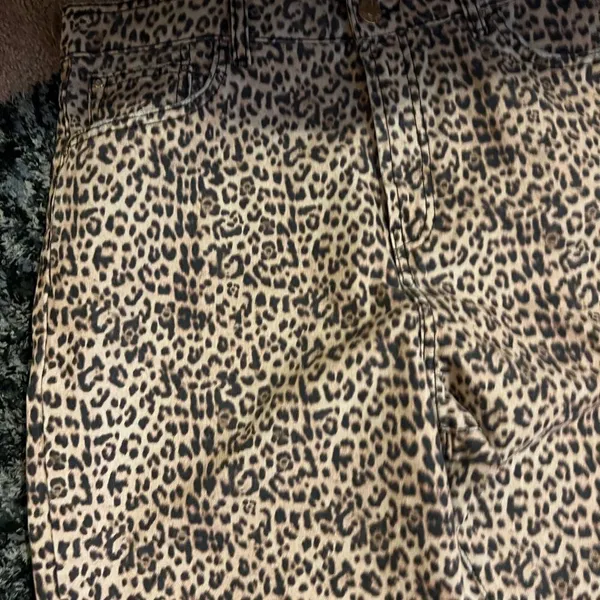 River island high rise animal print‎ jeans 14 - Image 5