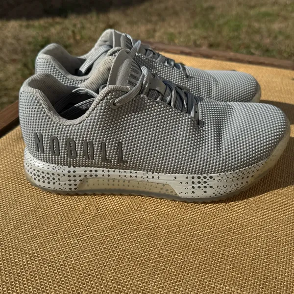 NOBULL Light Gray Training Shoes Size M-5.5 Or W (7) - Image 6