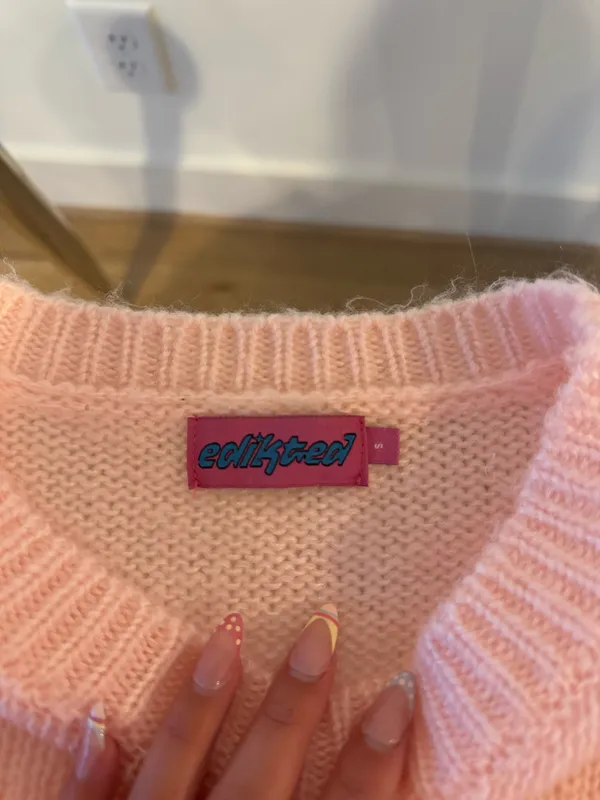 Edikted Pink Sweater - Image 3