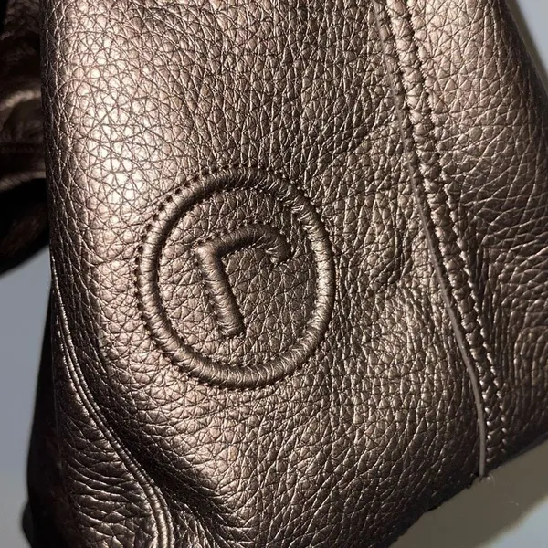 ROCKPORT Women’s Faux Leather Brown Metallic Shoulder Bag PocketBook‎ Adjustable - Image 2