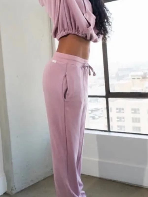 Vitality Remedy Crop Hoodie and Jogger Sweat Set - Image 2