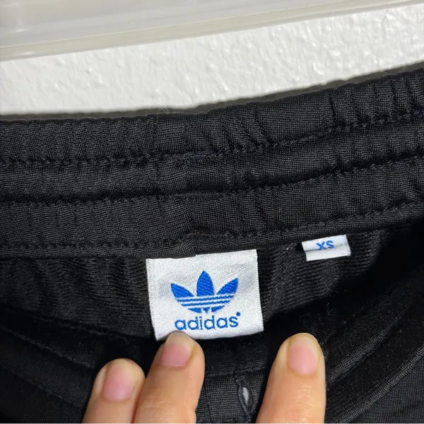Adidas Women Athletic‎ Black Track Pants Adicolor Classic Sweatpants size XS - Image 5