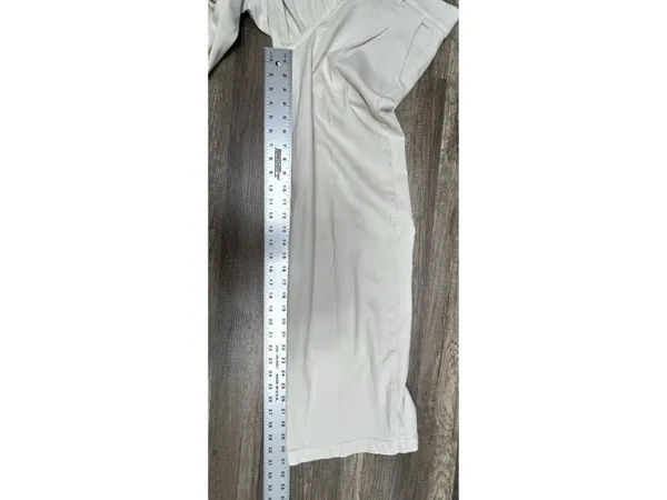 American Eagle Trouser Pants Womens 00 Khaki Wide Leg Pleated Dress Office Work - Image 10