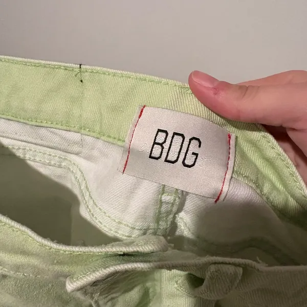 Urban Outfitters BDG High Wide‎ Relaxed Jean Ombre Green Blue 29 Waist - Image 7