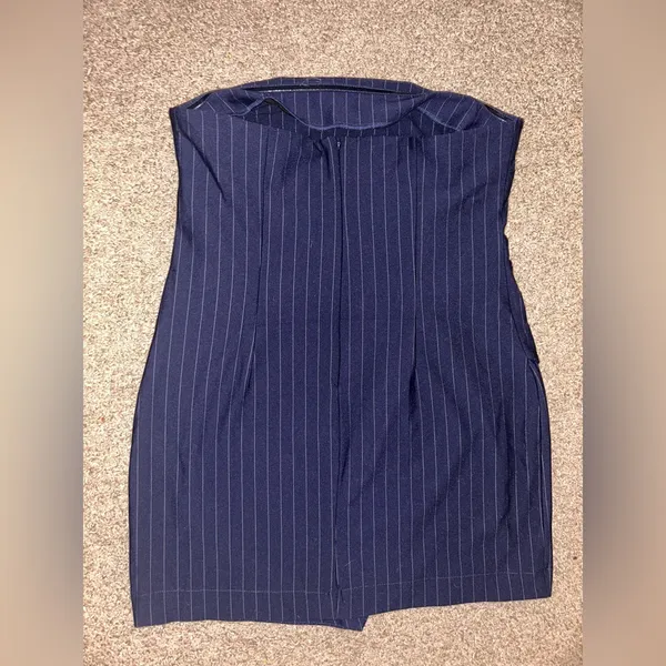 Wild Fable Striped Strapless Bodycon Suit Dress Size Large - Image 5