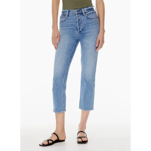 Denim Forum The Arlo Hi-Rise Straight Jean, size 25” - Image 2