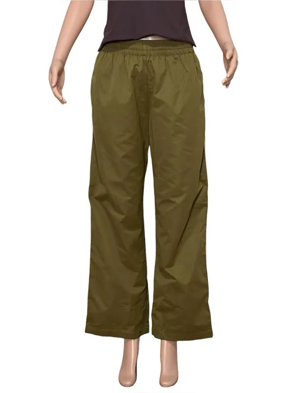 WITH JÉAN Romeo Track Pants, Khaki/Pink, Small - Image 3
