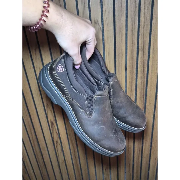 Ariat Women's Brown and Pink Boots - Image 8