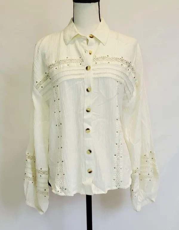 Button Up Blouse NWT - Image 4