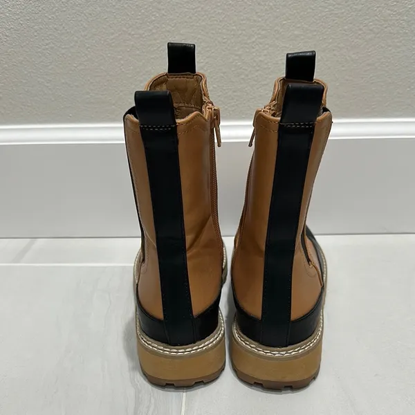 Universal Thread Tan and Black Women's Boots - Image 3