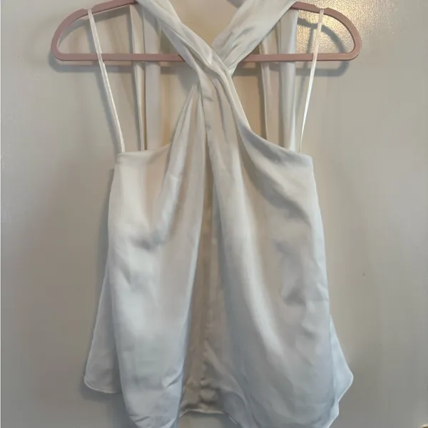 DO+BE Elegant White Women's Top - Image 2