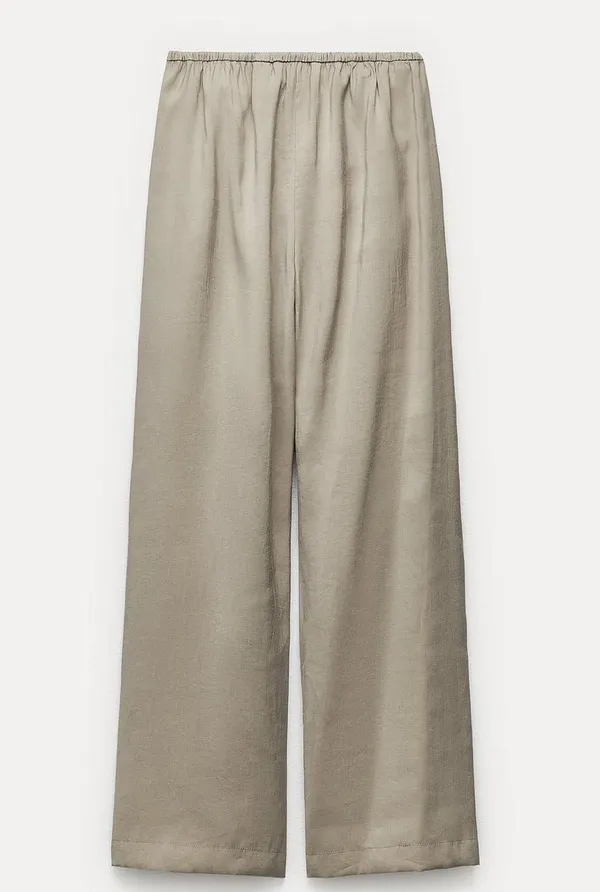 ZARA NWT FLOWY PAJAMA PANTS ZW COLLECTION. Size XL - Image 2