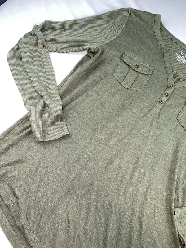 Long sleeve blouse Green Size M - Image 5