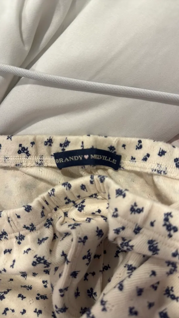 Brandy Melville Floral Pants - Image 3