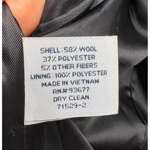 St.‎ John's Bay Women's Plaid Peacoat Preppy Academia Y2K Wool Blend Outerwear S - Image 5