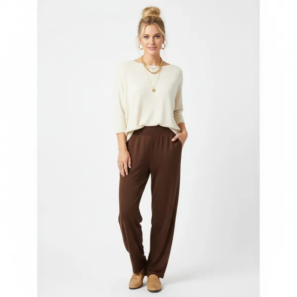 Antonio Melani Wool Blend Ivory Half Sleeve Light Weight Oversize Fit Sweater S - Image 7
