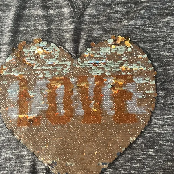Love large grey too. Designer unknown. Sequins. - Image 2