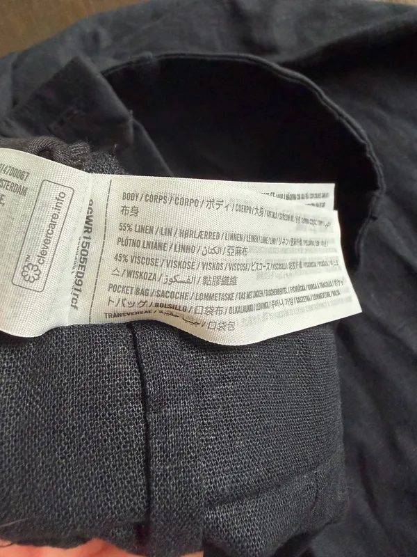 Abercrombie & fitch black linen pants - Image 5