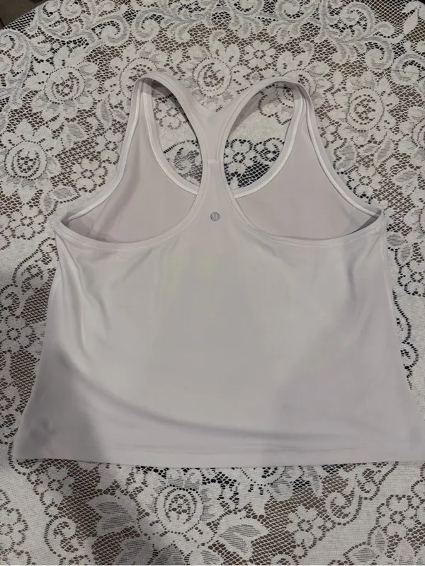 Racerback Crop Tank Top - Image 2