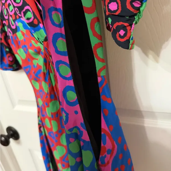 RHODE leanna mini dress in enchanted woods vibrant print‎ size 4 - Image 9
