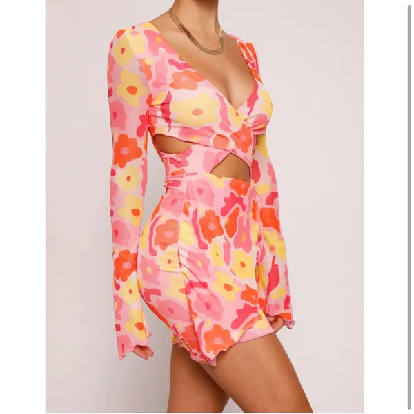 Tigermist Floral Cut Out Dress - Image 2