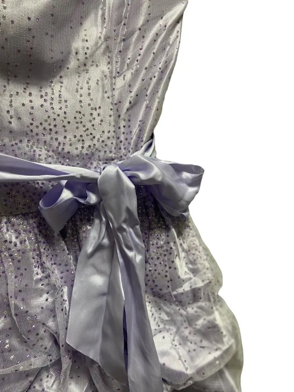 Gunne Sax Jessica McClintock Vintage Strapless Dress Purple Size 3 Homecoming - Image 9