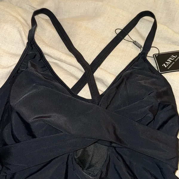 NWT Zaful Tankini Black - Image 8