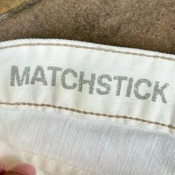 J. Crew Matchstick White Jeans 27S Skinny - Image 5