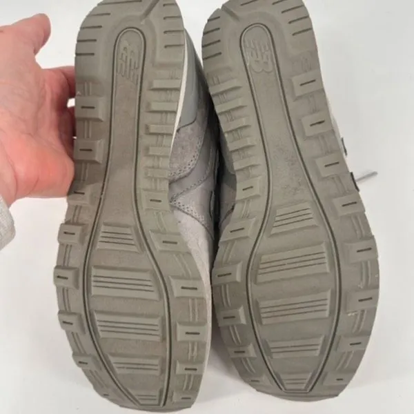 New Balance 696 Classic Women's Running Shoes WL696WPG Gray Suede Size‎ 9 - Image 7