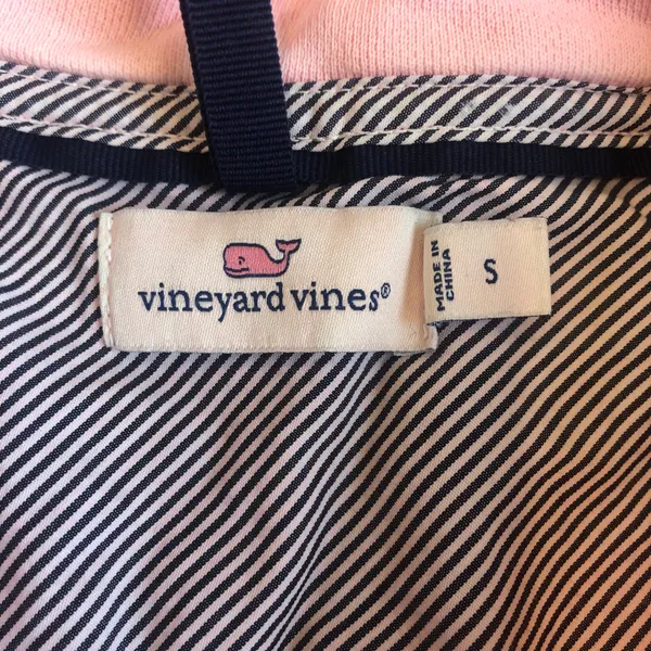 Vineyard Vines 1/4 Quarter Zip Pullover Pink - Image 6