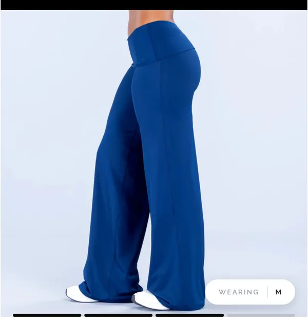 DFYNE Sav Fold Over Wide Leg Pants - Image 3