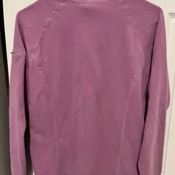 Ll bean light purple pullover fleece size medium - Image 2