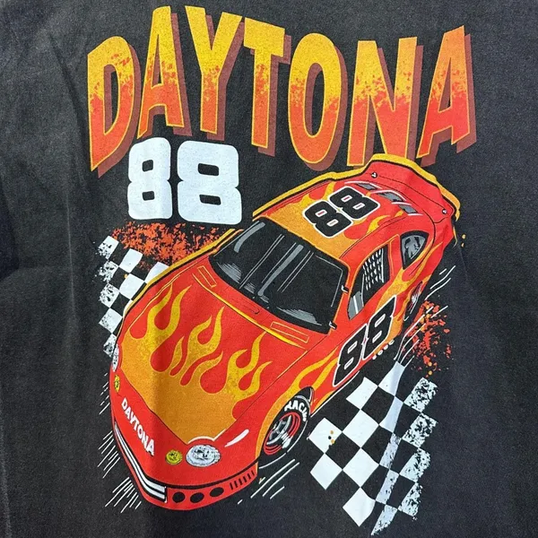 Daytona Racing Team Car 88 Daytona Raceway Tailgate Tee L - Image 2