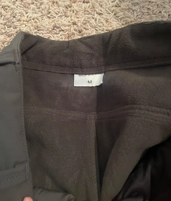 Fleece Lined Pants Size M - Image 2