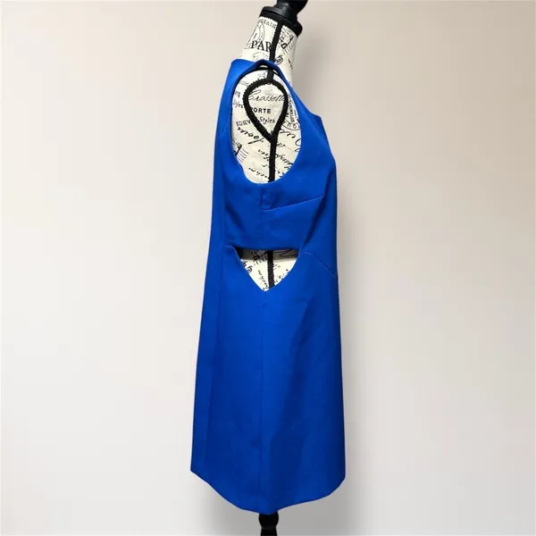 Anthropologie Mare Mare Blue Mini Dress Cutout Shift‎ Homecoming Cocktail - Image 4