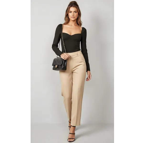 REFORMATION Reign Top, Black,12 (US) - Image 3